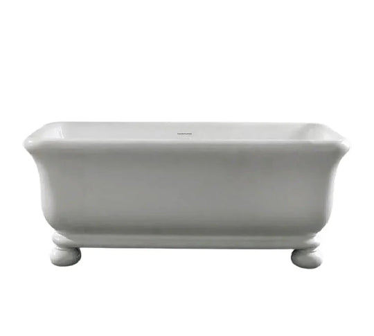 Kirkham 180 x 84 TitanCast Solid Surface Bath With Ball Feet