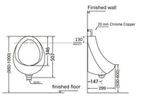 Leon Ceramic Urinal