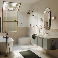 Cromford Wall Basin / Bath Set 180mm – Lead Free
