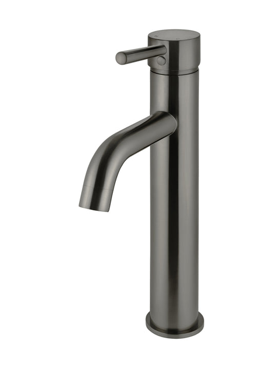 Round Tall Basin Mixer Curved