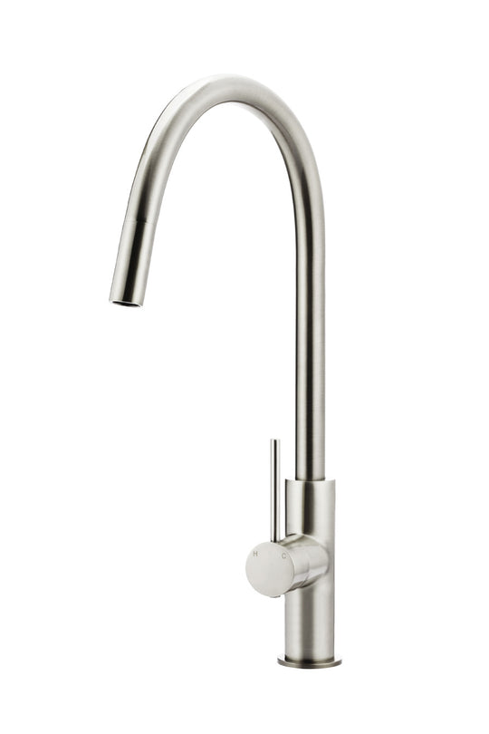 Round Piccola Pull out Kitchen Mixer Tap