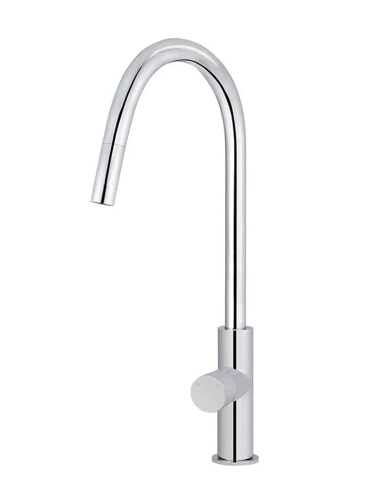 Round Pinless Piccola Pull out Kitchen Mixer Tap