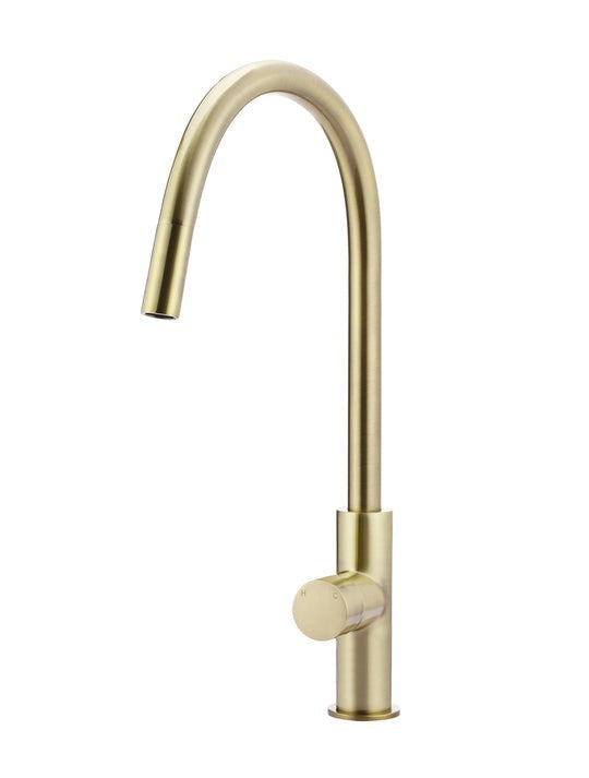 Round Pinless Piccola Pull out Kitchen Mixer Tap