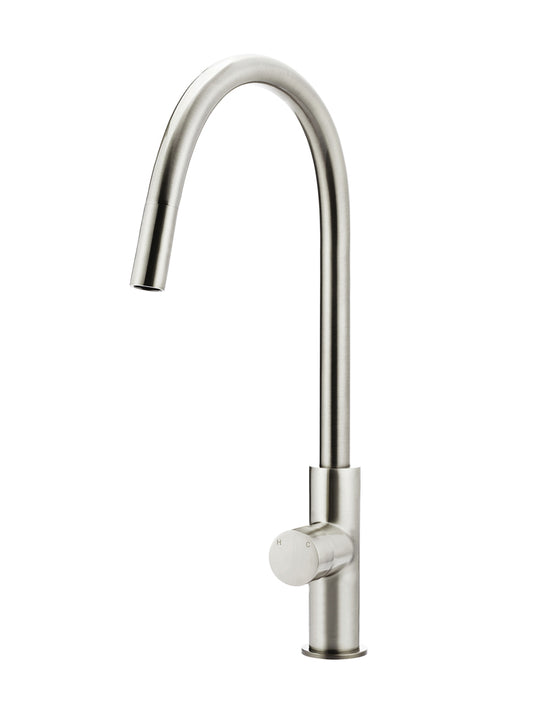 Round Pinless Piccola Pull out Kitchen Mixer Tap