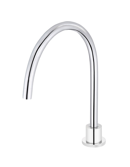 Round Gooseneck High Rise Swivel Hob Spout