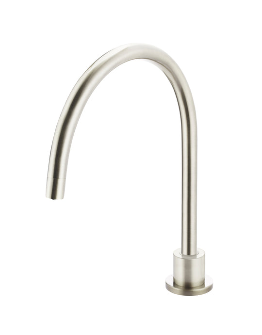 Round Gooseneck High Rise Swivel Hob Spout