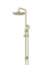 Round Combination Shower Rail, 300/200mm Rose, Single Function Hand Shower