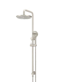 Round Combination Shower Rail, 300/200mm Rose, Single Function Hand Shower