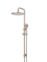 Round Combination Shower Rail, 300/200mm Rose, Single Function Hand Shower