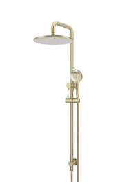 Round Combination Shower Rail, 300/200mm Rose, Single Function Hand Shower