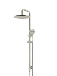 Round Combination Shower Rail, 300/200mm Rose, Single Function Hand Shower