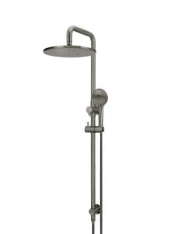 Round Combination Shower Rail, 300/200mm Rose, Single Function Hand Shower