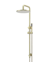 Round Combination Shower Rail, 300/200mm Rose, Single Function Hand Shower