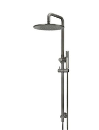 Round Combination Shower Rail, 300/200mm Rose, Single Function Hand Shower