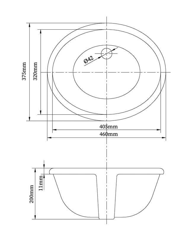 Narva Undercounter Basin