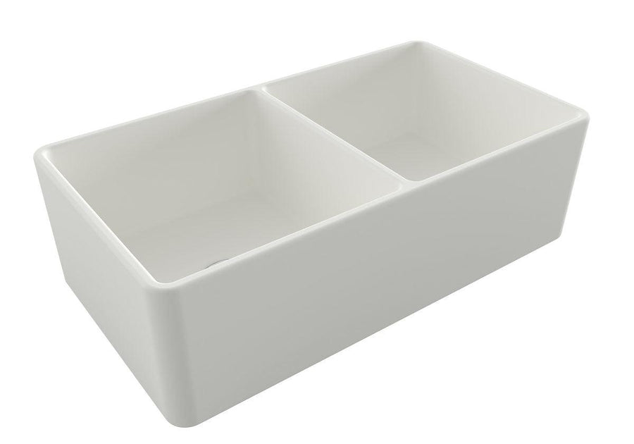 Novi Fine Fireclay Farmhouse Butler Sink with Overflow 85 x 46