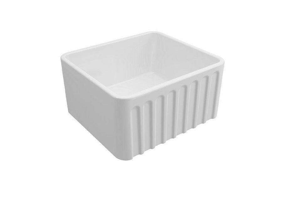 Novi Fine Fireclay Farmhouse Butler Sink with Overflow