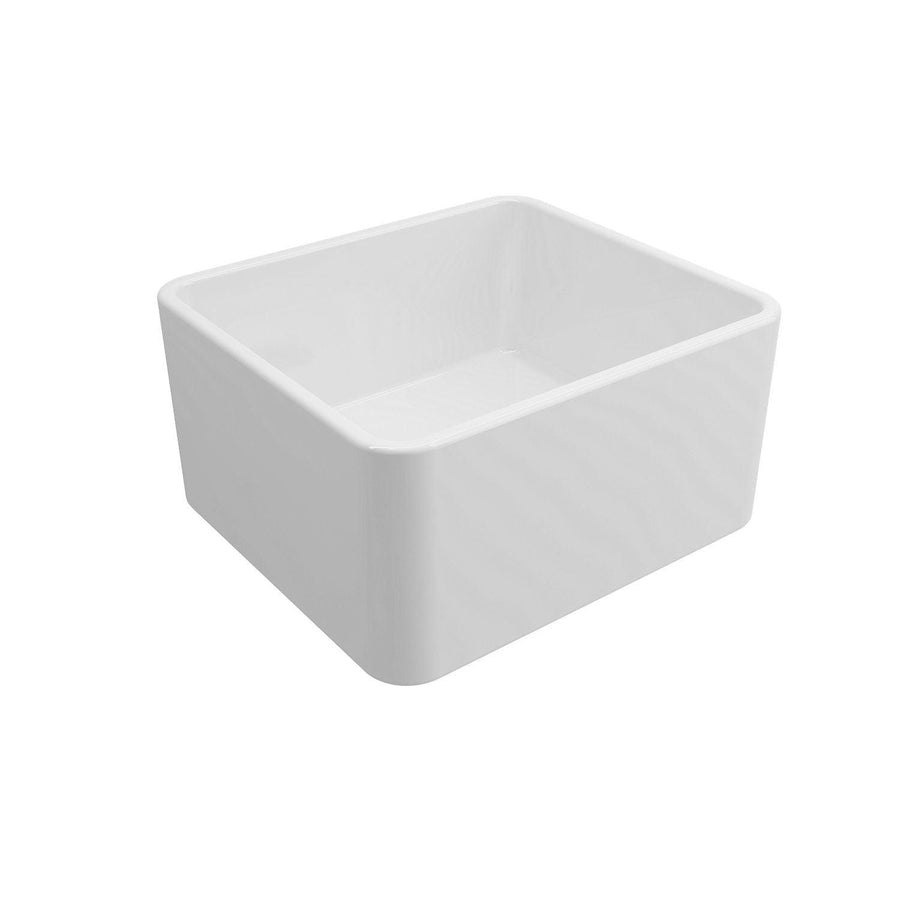 Novi Fine Fireclay Farmhouse Butler Sink with Overflow