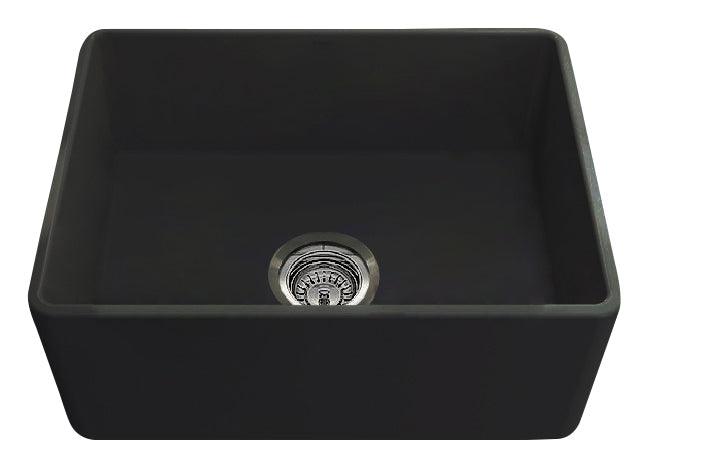 Novi Fine Fireclay Farmhouse Butler Sink with Overflow 60 x 46