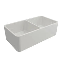 Novi Fine Fireclay Farmhouse Butler Sink with Overflow 85 x 46