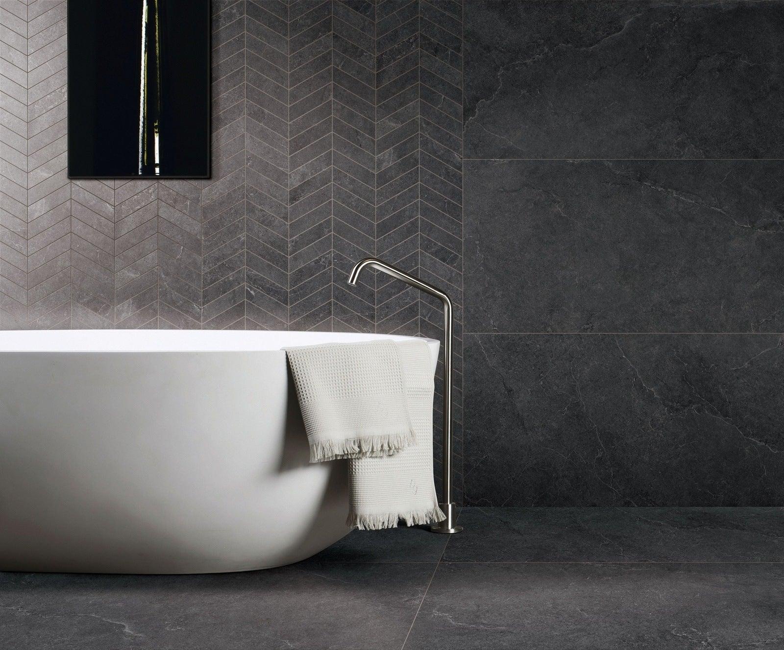 Alexandreia Enzo Stone Look Tile - Coal