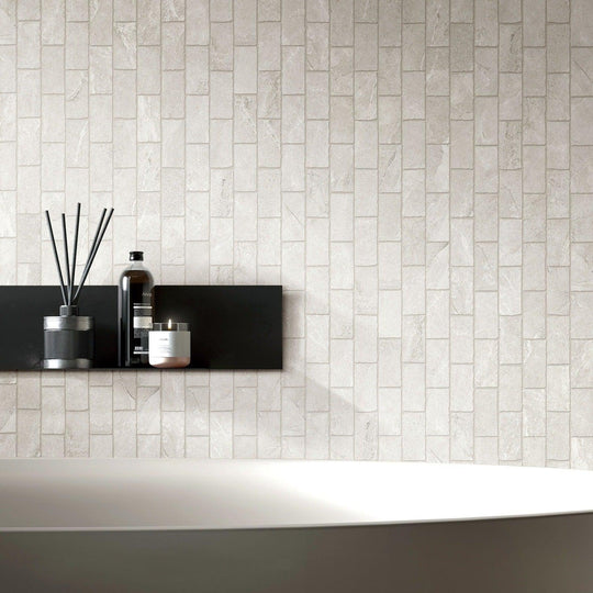 Sykies  Capri Tumbled Edge Mosaic Tile(Per Sheet)