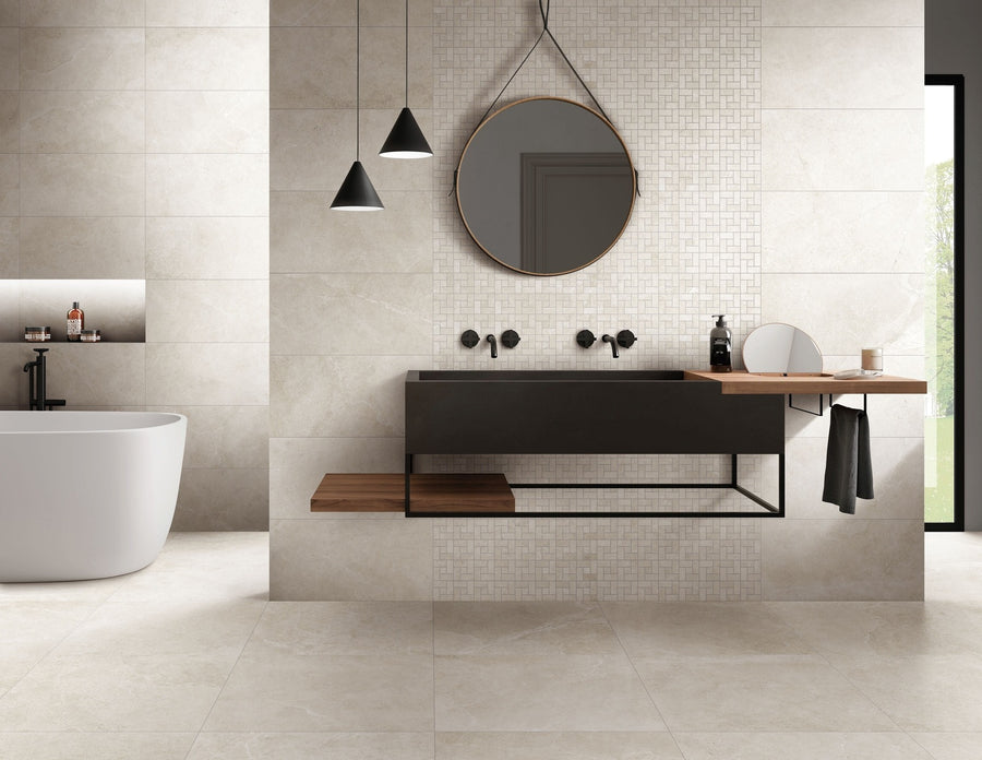 Alexandreia Enzo Stone Look Tile - Sand