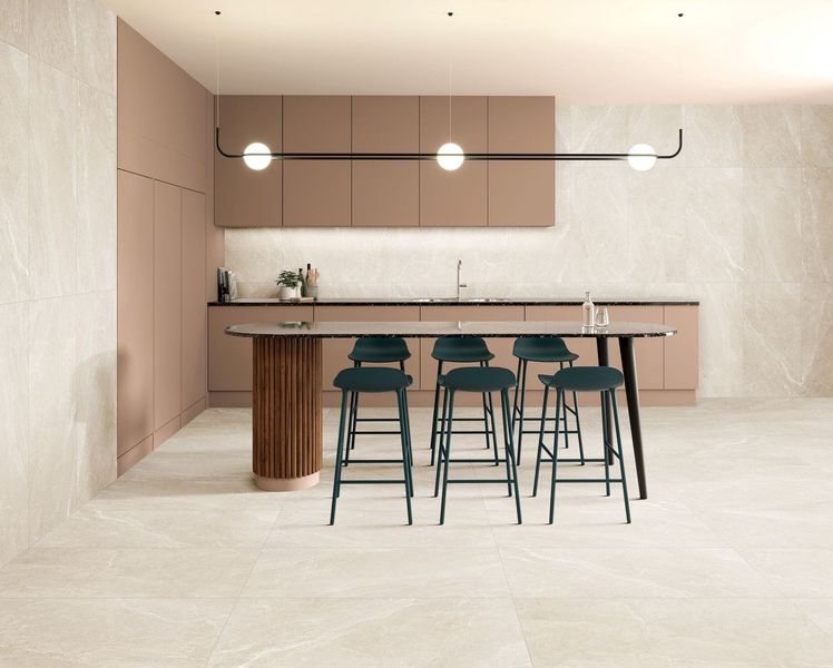 Sykies Capri Stone Look Tile - Nutmeg