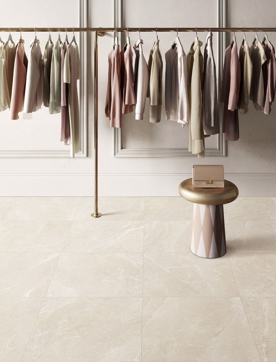 Sykies Capri Stone Look Tile - Nutmeg