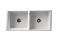 Patri Fine Fireclay Farmhouse Butler Sink Double