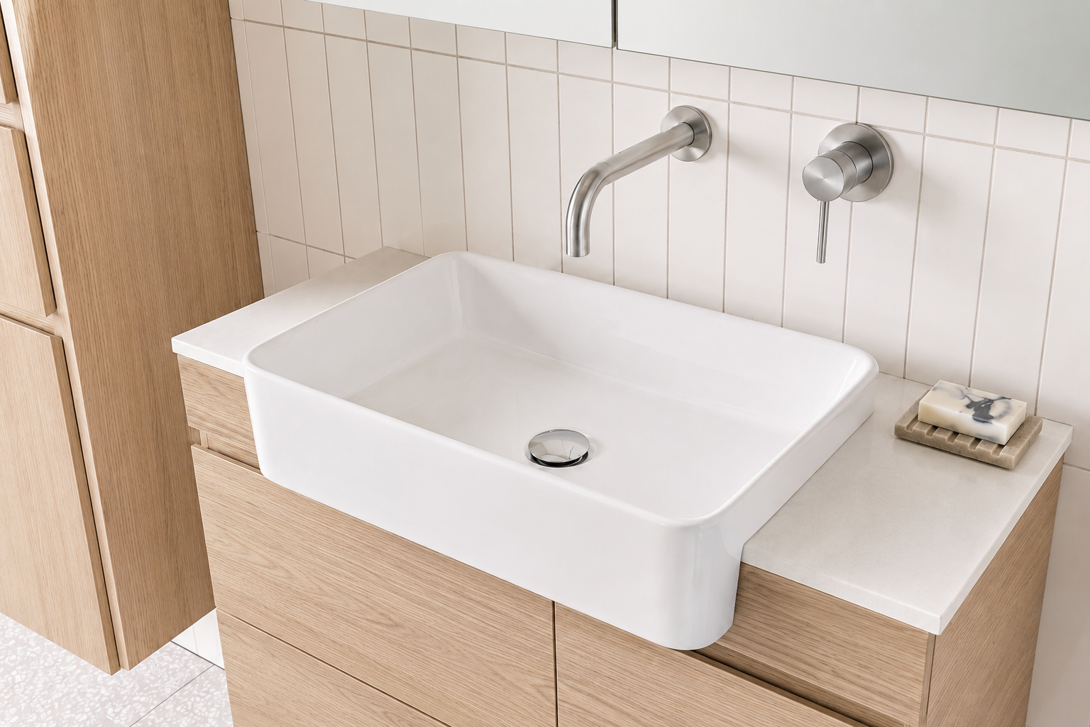 Semi-Recessed