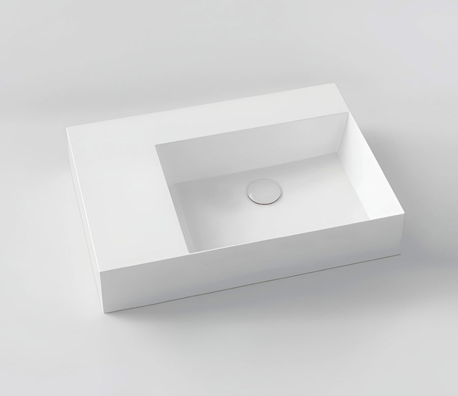 Shard 65 X Plan Right Bowl Above Counter Basin