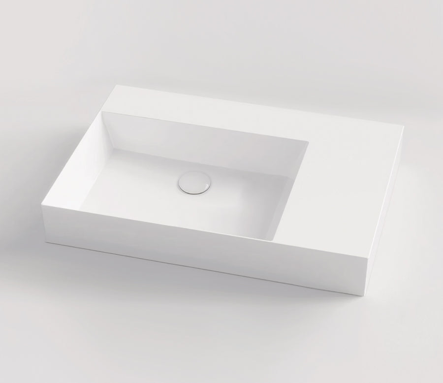 Shard 81 X Plan Left Bowl Above Counter Basin