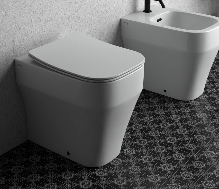 Synthesis Eco Rimless Wall Faced Toilet