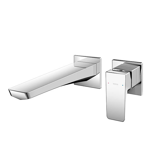 GE Wall Basin/Bath Mixer - Long Spout