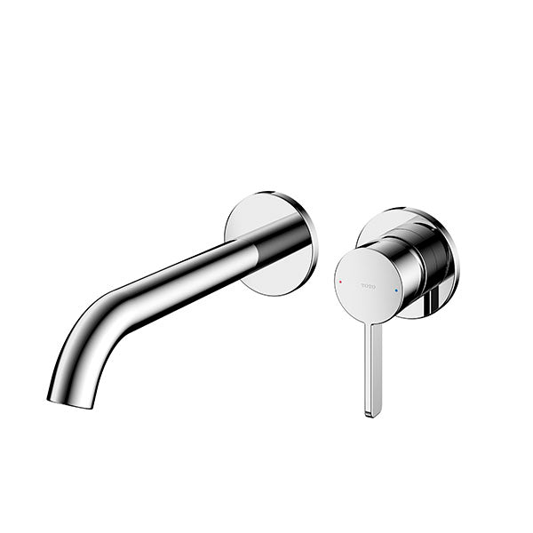 GF Long Spout Single Lever Wall Basin Mixer