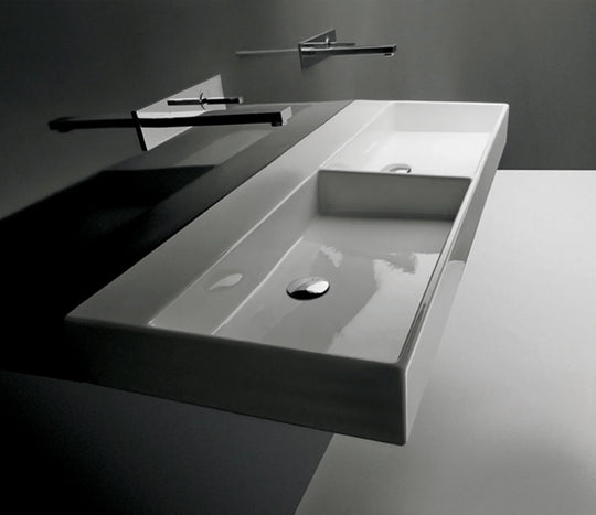 Unlimited 120 V2 Double Bowl Wall Hung Basin