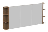 Glacier Shelf Mirrored Cabinet