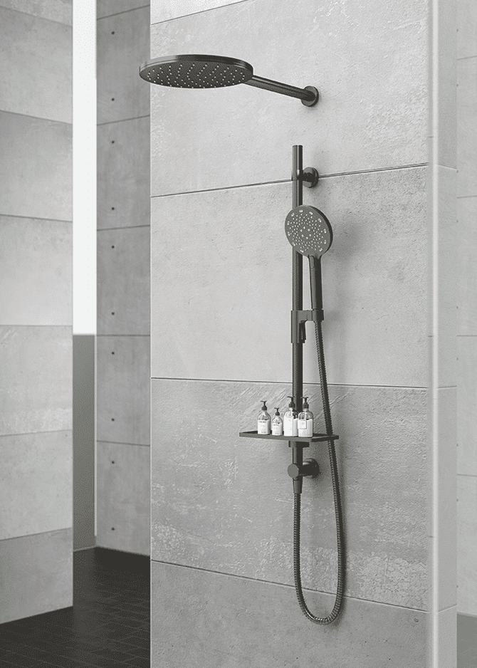 AQUAS LUX Shower Rail Set