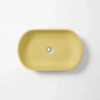 Kaarla Oval Shape Concrete Vessel Basin