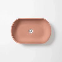 Kaarla Oval Shape Concrete Vessel Basin