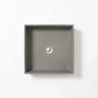 Baly Square Concrete Vessel Basin
