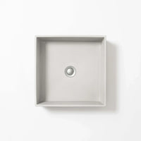 Baly Square Concrete Vessel Basin