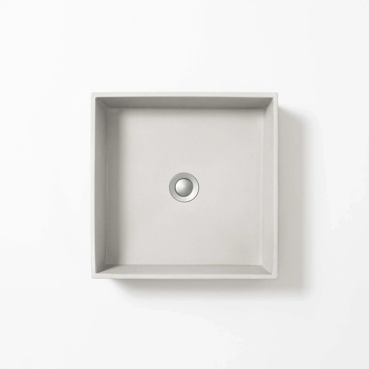 Baly Square Concrete Vessel Basin