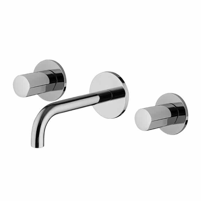 SO 3-Hole Wall Mounted Basin Set with S4 Handle