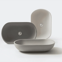 Kaarla Oval Shape Concrete Vessel Basin