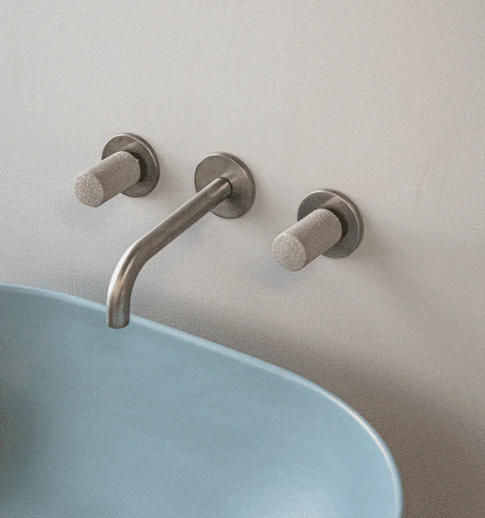 SO 3-Hole Wall Mounted Basin Set with S4 Handle
