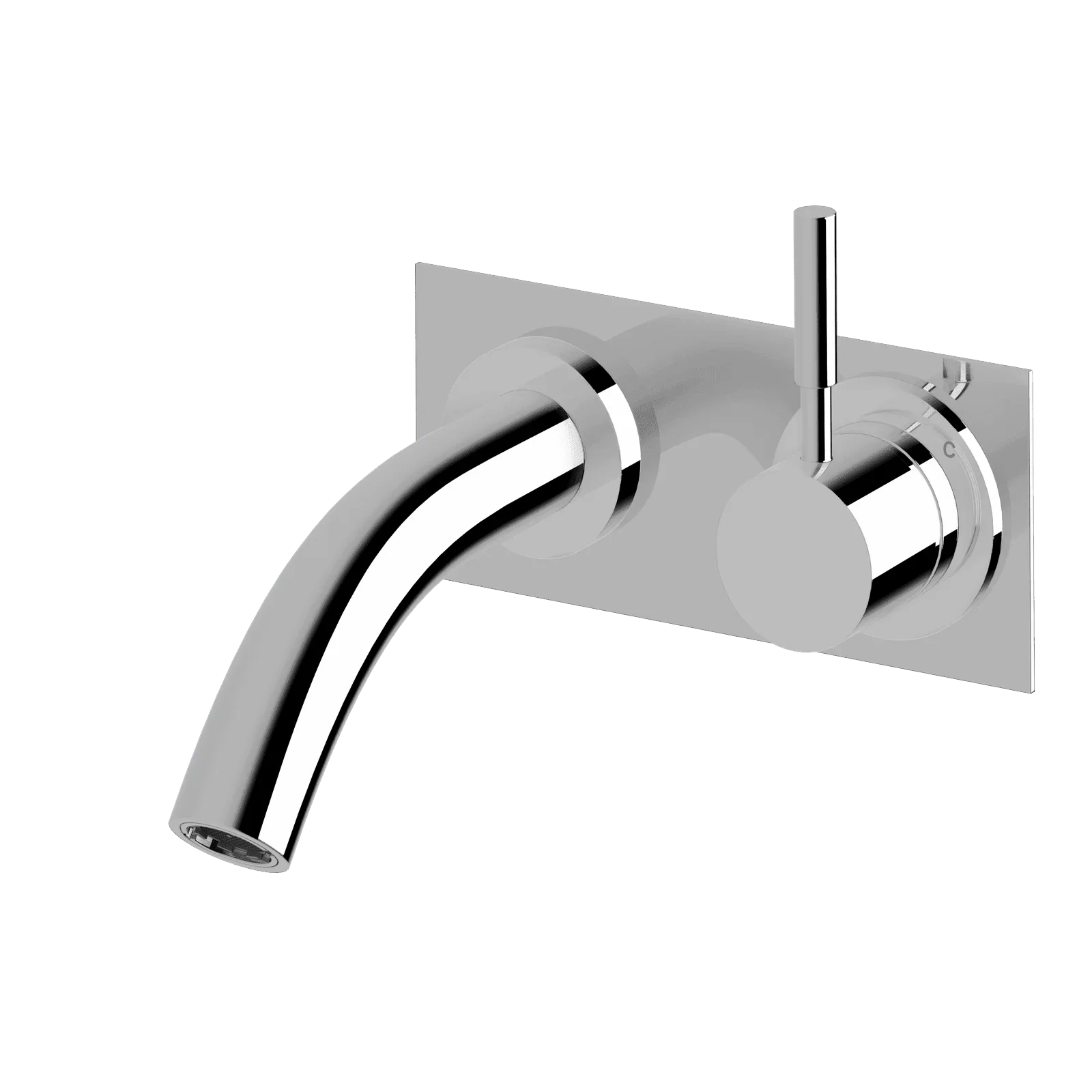 Sussex Voda Wall Basin Mixer Outlet System RH 160mm