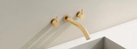 Sussex Voda Wall Basin Set 160mm Ol
