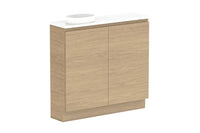 Glacier Mini Floor Mount Vanity